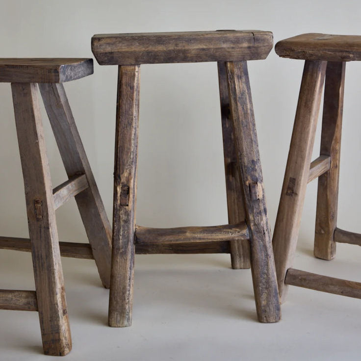 Vintage Village Stool