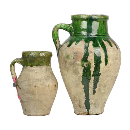 Vintage Turkish Olive Jar